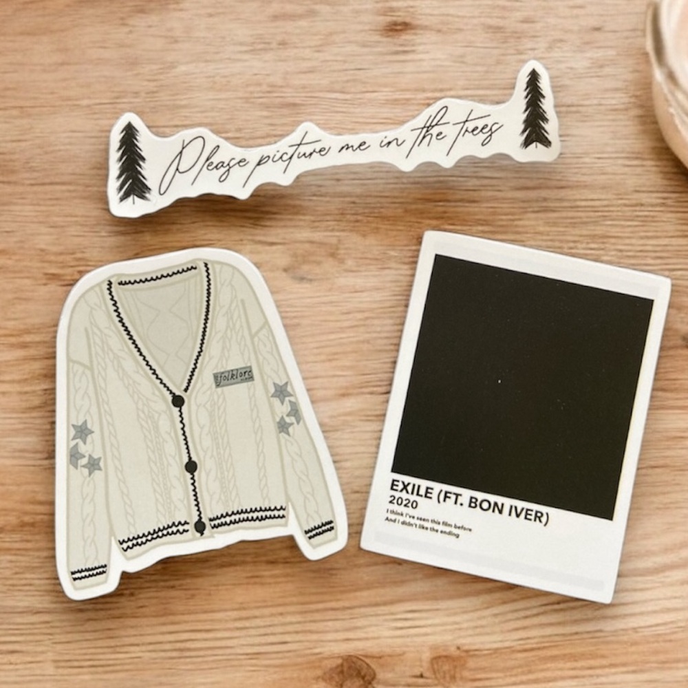 Taylor Swift Folklore Sticker